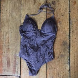 Sisi One Piece Grey Purple - Italian Size XS